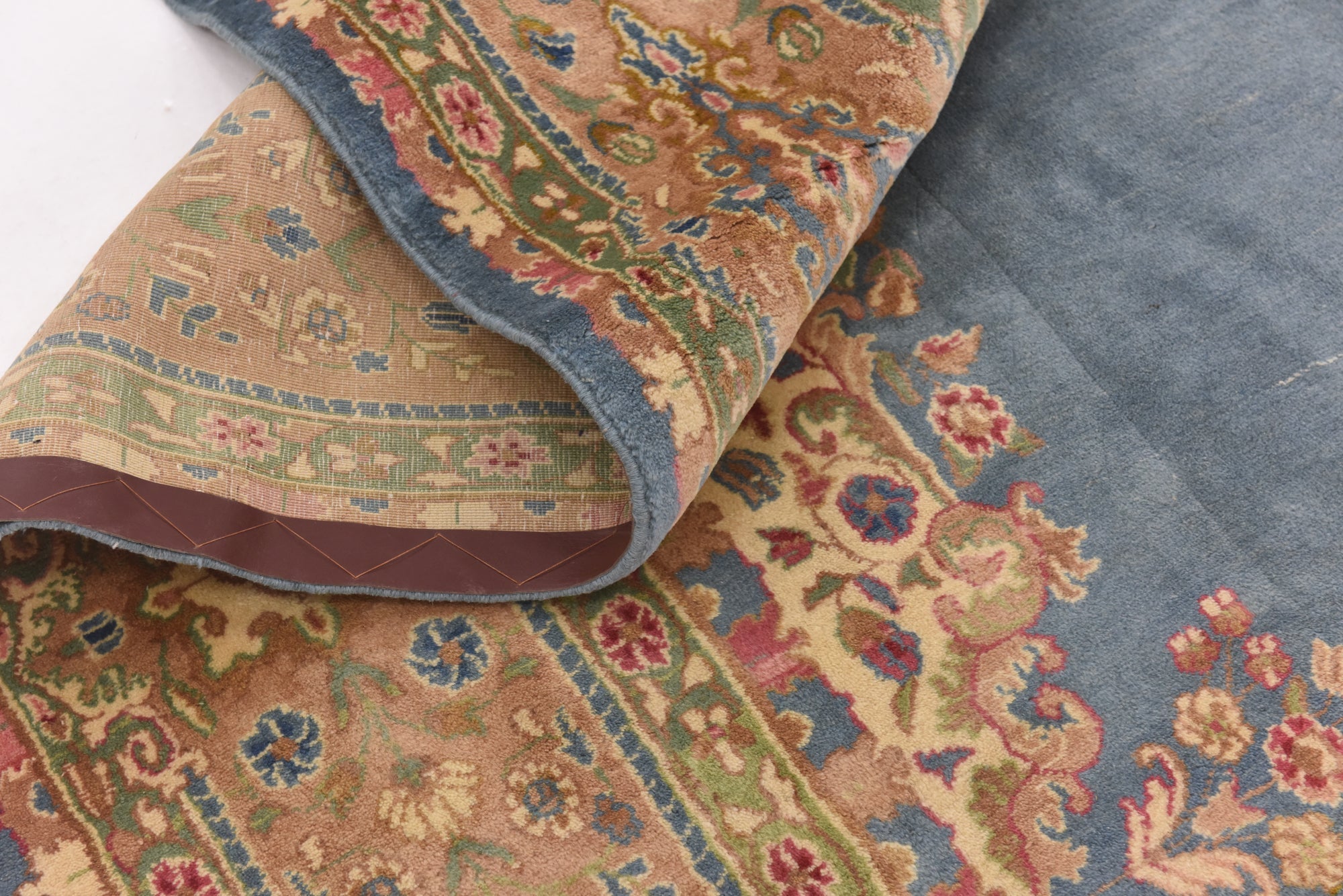 8' 9 x 11' 9 Hand Knotted Kerman Persian Wool Rug