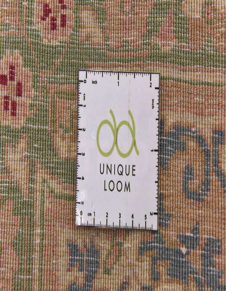 Detail image of 8' 9 x 11' 9 Hand Knotted Kerman Persian Wool Rug