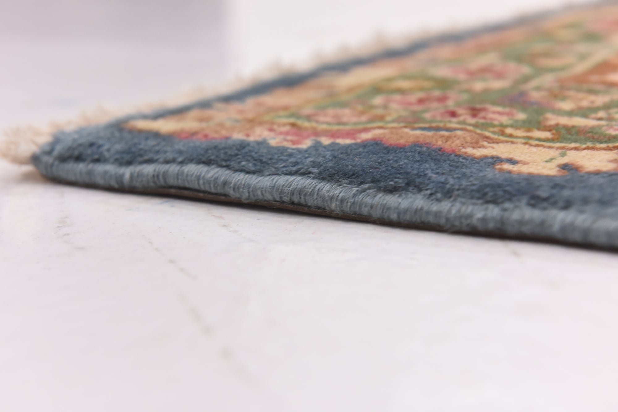 8' 9 x 11' 9 Hand Knotted Kerman Persian Wool Rug