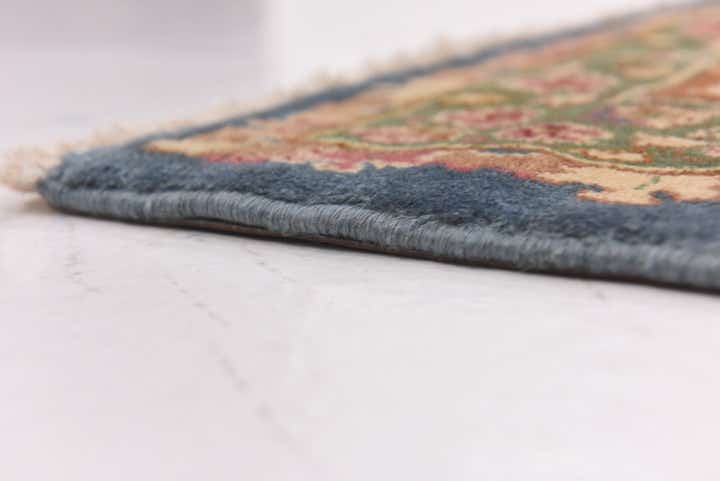8' 9 x 11' 9 Hand Knotted Kerman Persian Wool Rug