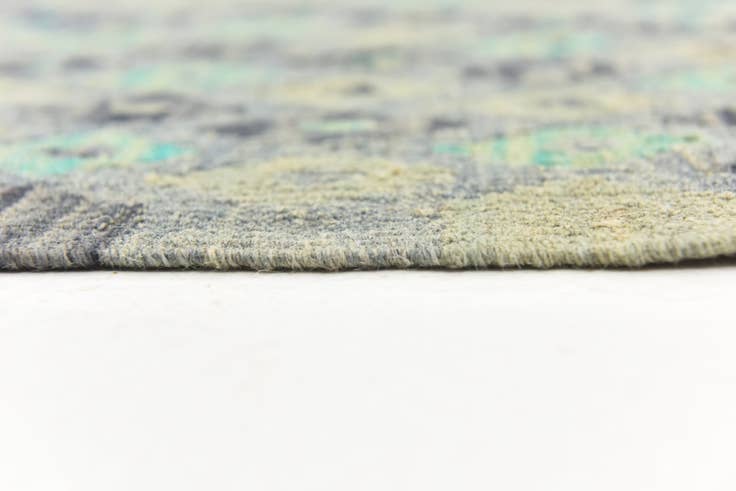 Detail image of 6' 8 x 8' 3 Hand Woven Kilim Maymana Wool Rug