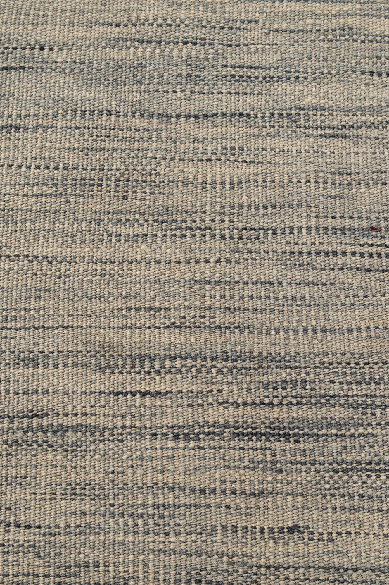 6' 4 x 9' 6 Hand Woven Kilim Modern Wool Rug