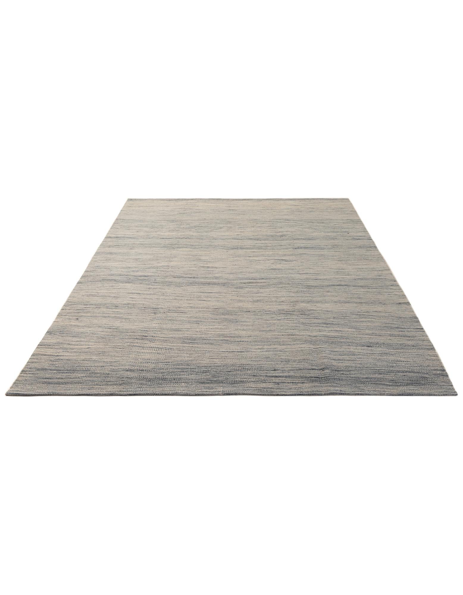 6' 3 x 9' 7 Hand Woven Kilim Modern Wool Rug