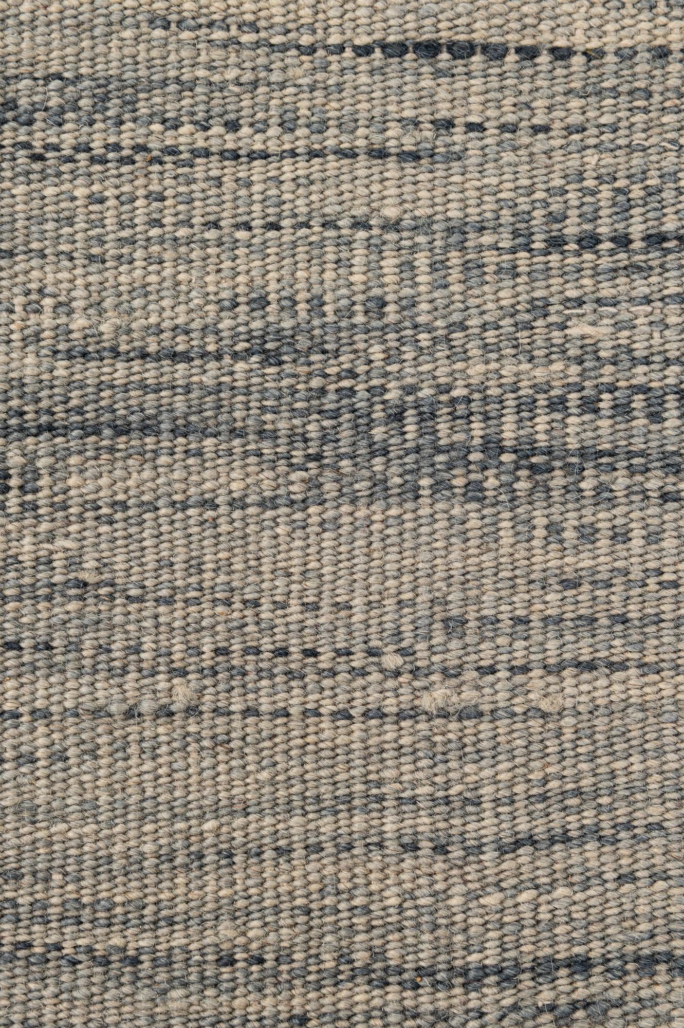 6' 3 x 9' 7 Hand Woven Kilim Modern Wool Rug