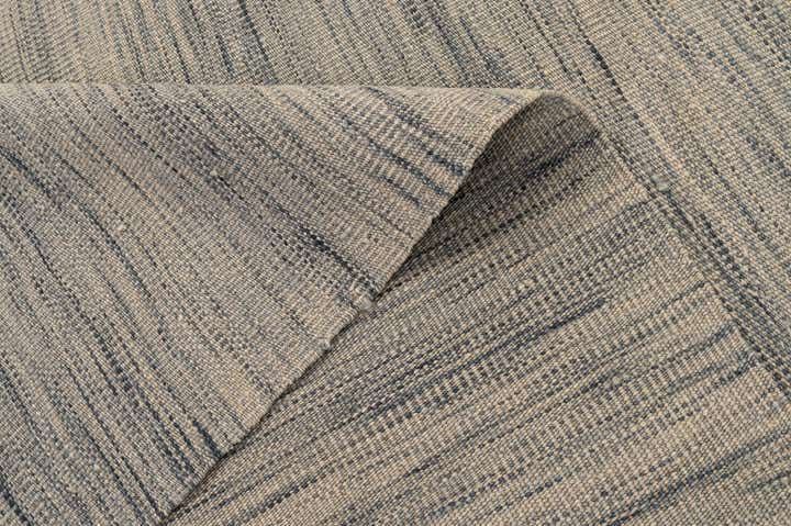 6' 3 x 9' 7 Hand Woven Kilim Modern Wool Rug