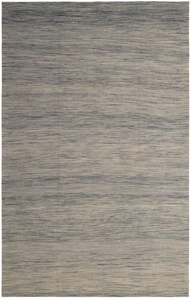 6' 3 x 9' 7 Hand Woven Kilim Modern Wool Rug