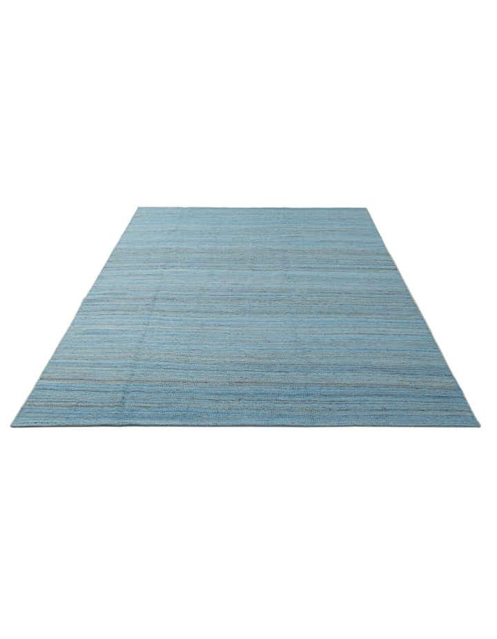 6' 4 x 9' 7 Hand Woven Kilim Modern Wool Rug