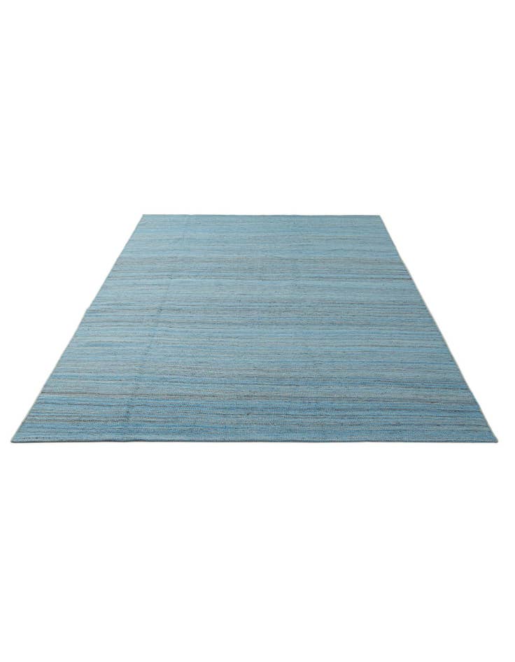 Detail image of 6' 4 x 9' 7 Hand Woven Kilim Modern Wool Rug