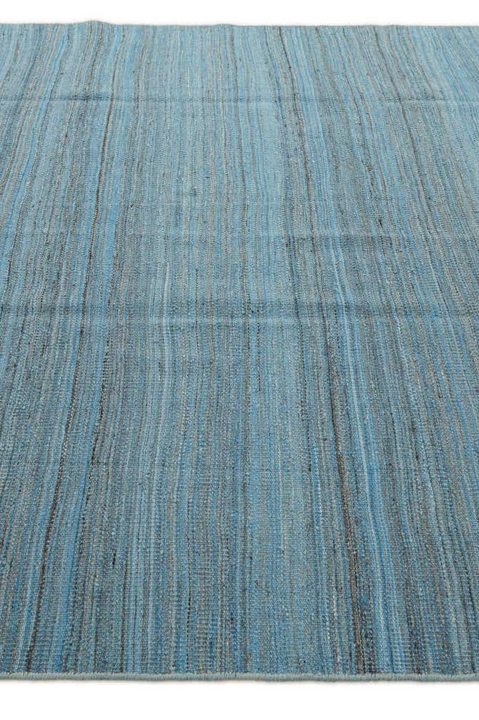 6' 4 x 9' 7 Hand Woven Kilim Modern Wool Rug