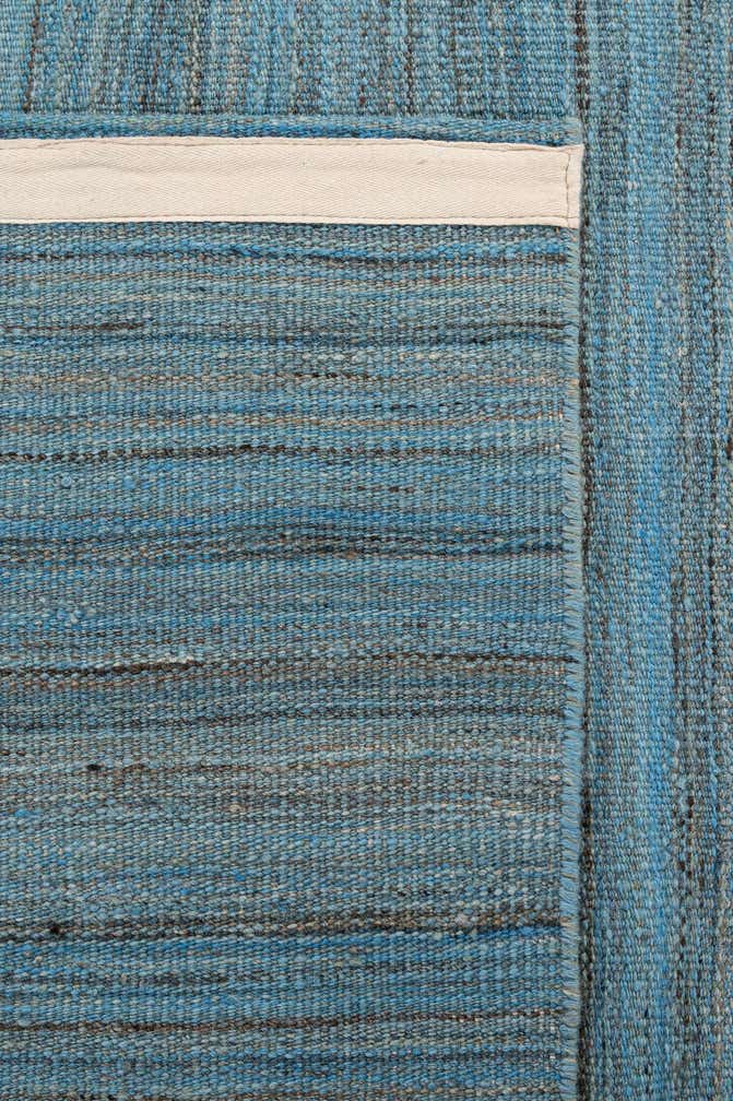 6' 4 x 9' 7 Hand Woven Kilim Modern Wool Rug