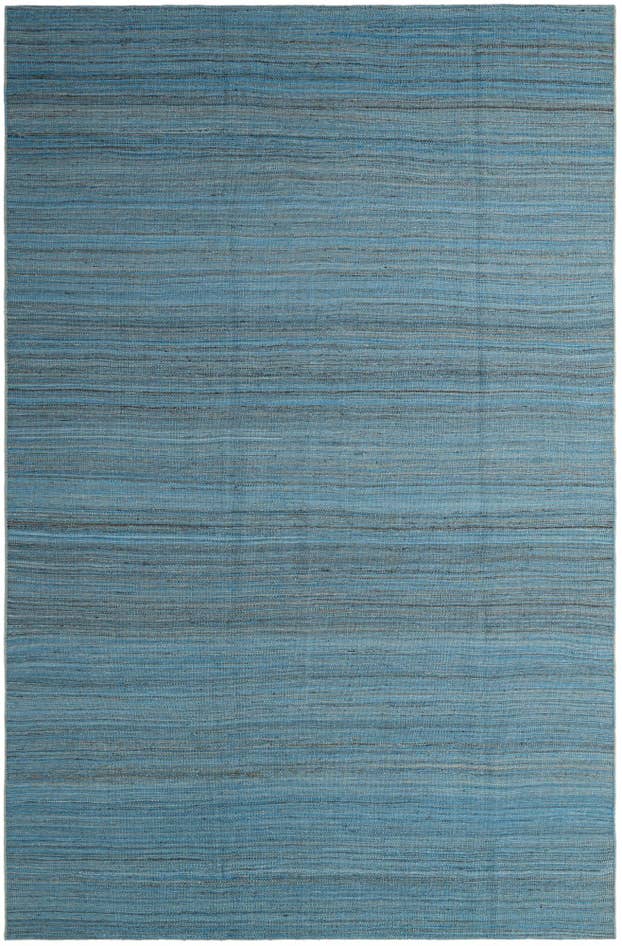 Detail image of 6' 4 x 9' 7 Hand Woven Kilim Modern Wool Rug