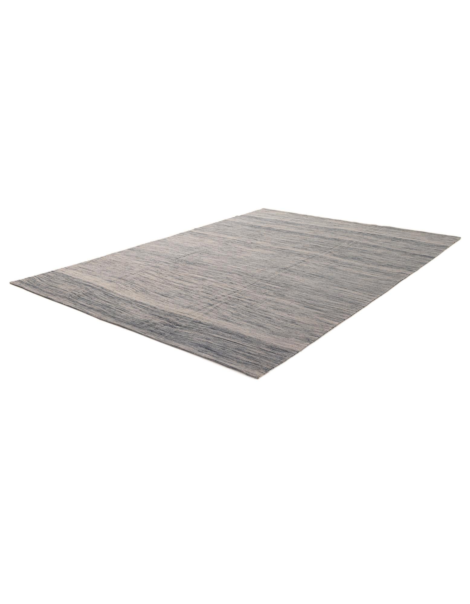 6' 7 x 9' 8 Hand Woven Kilim Modern Wool Rug