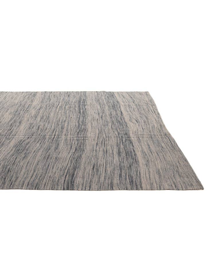 Detail image of 6' 7 x 9' 8 Hand Woven Kilim Modern Wool Rug