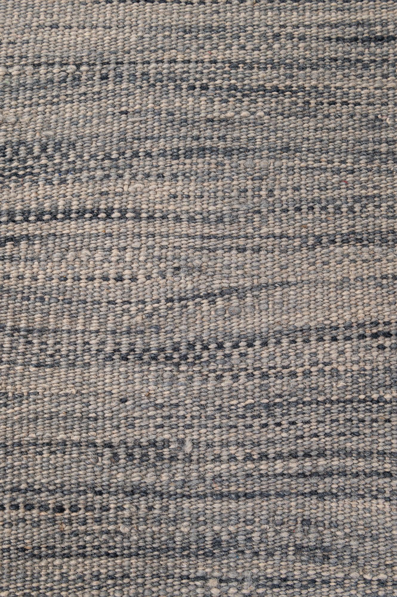 6' 7 x 9' 8 Hand Woven Kilim Modern Wool Rug