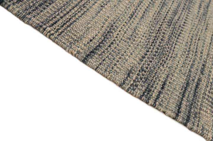 6' 6 x 9' 8 Hand Woven Kilim Modern Wool Rug