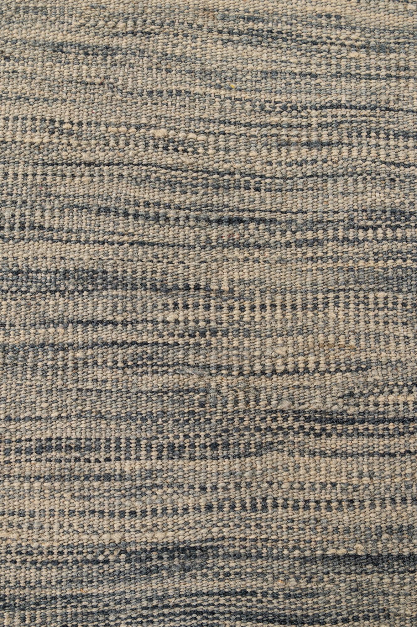 6' 6 x 9' 8 Hand Woven Kilim Modern Wool Rug