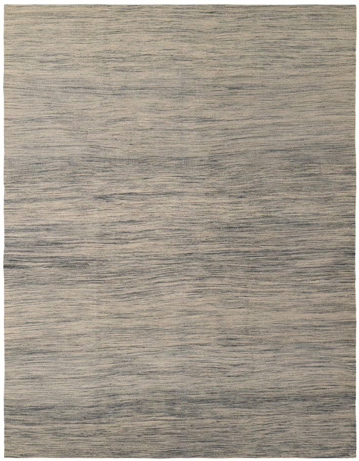 Detail image of 6' 6 x 9' 8 Hand Woven Kilim Modern Wool Rug