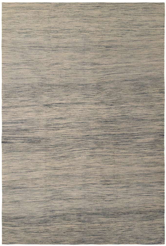 6' 6 x 9' 8 Hand Woven Kilim Modern Wool Rug
