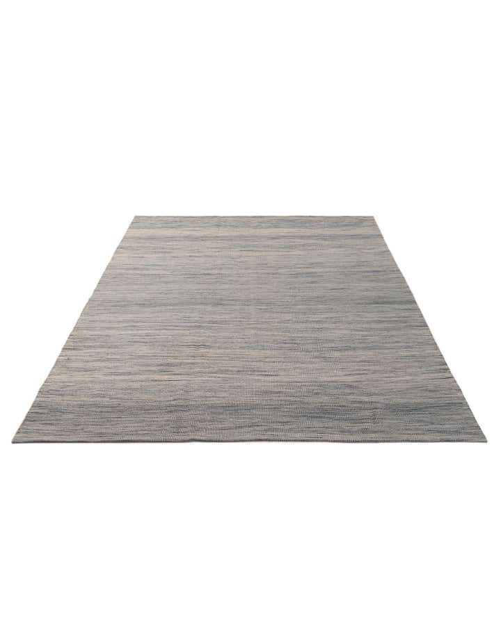 6' 5 x 10' 2 Hand Woven Kilim Modern Wool Rug