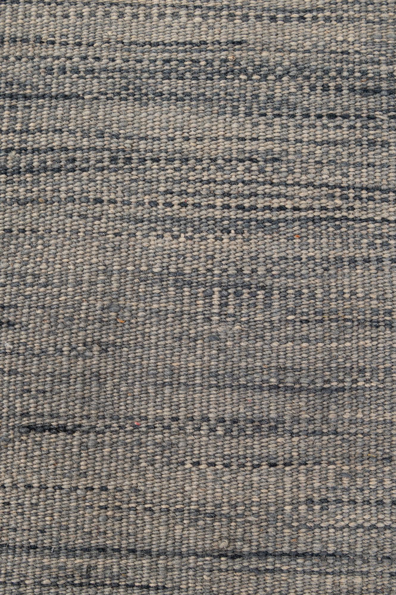 6' 5 x 10' 2 Hand Woven Kilim Modern Wool Rug