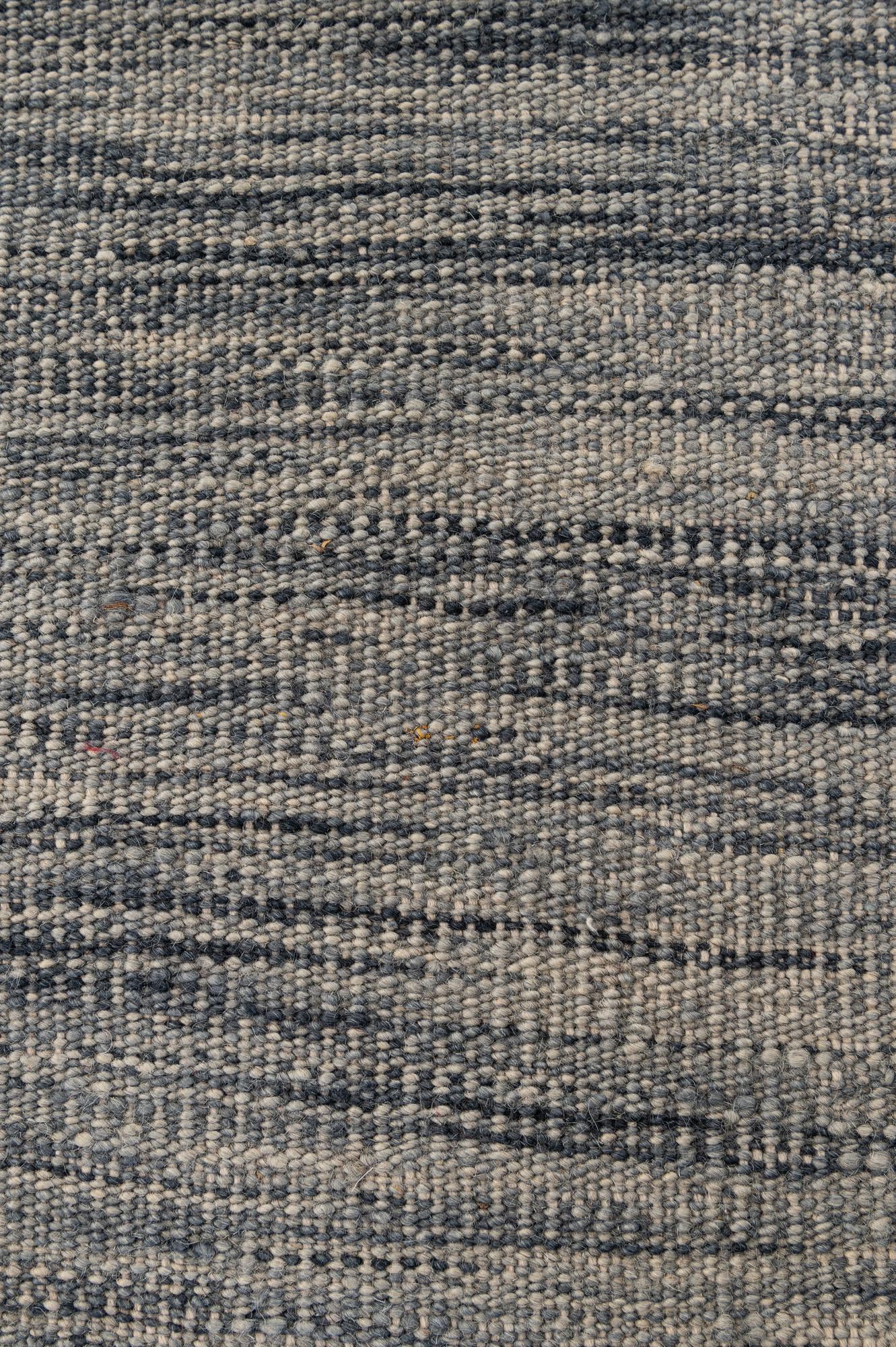 6' 11 x 9' 1 Hand Woven Kilim Modern Wool Rug