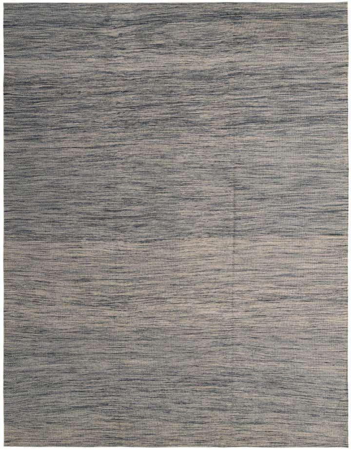 6' 11 x 9' 1 Hand Woven Kilim Modern Wool Rug