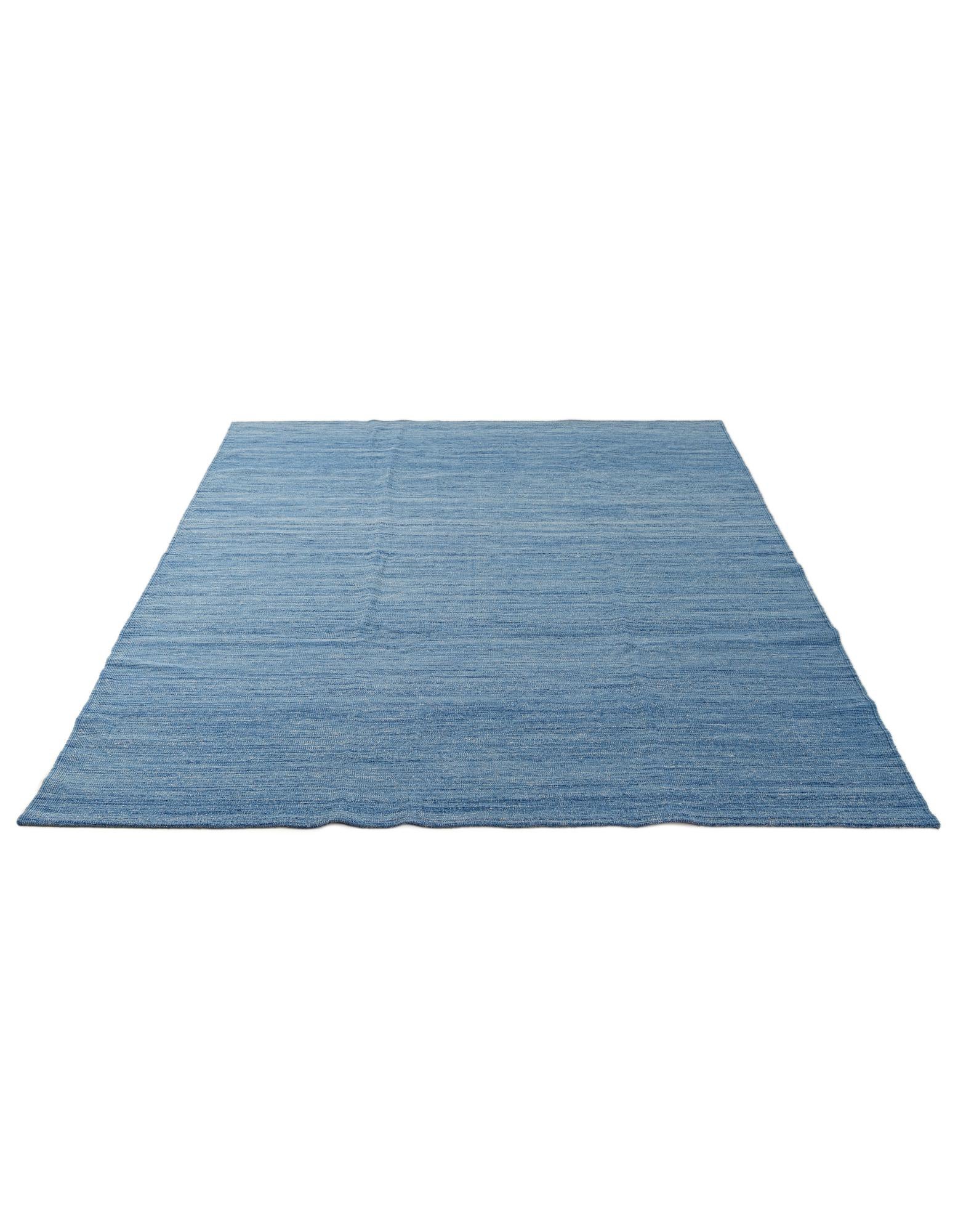 6' 11 x 9' 5 Hand Woven Kilim Modern Wool Rug
