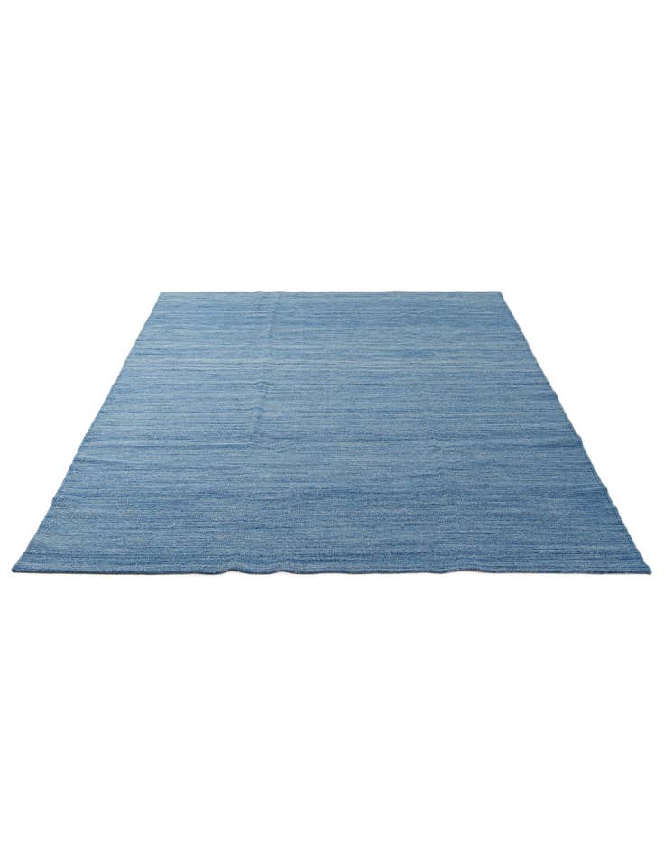 Detail image of 6' 11 x 9' 5 Hand Woven Kilim Modern Wool Rug