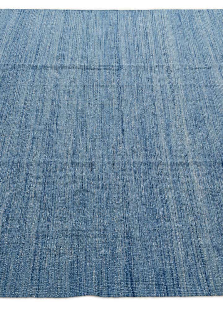 6' 11 x 9' 5 Hand Woven Kilim Modern Wool Rug