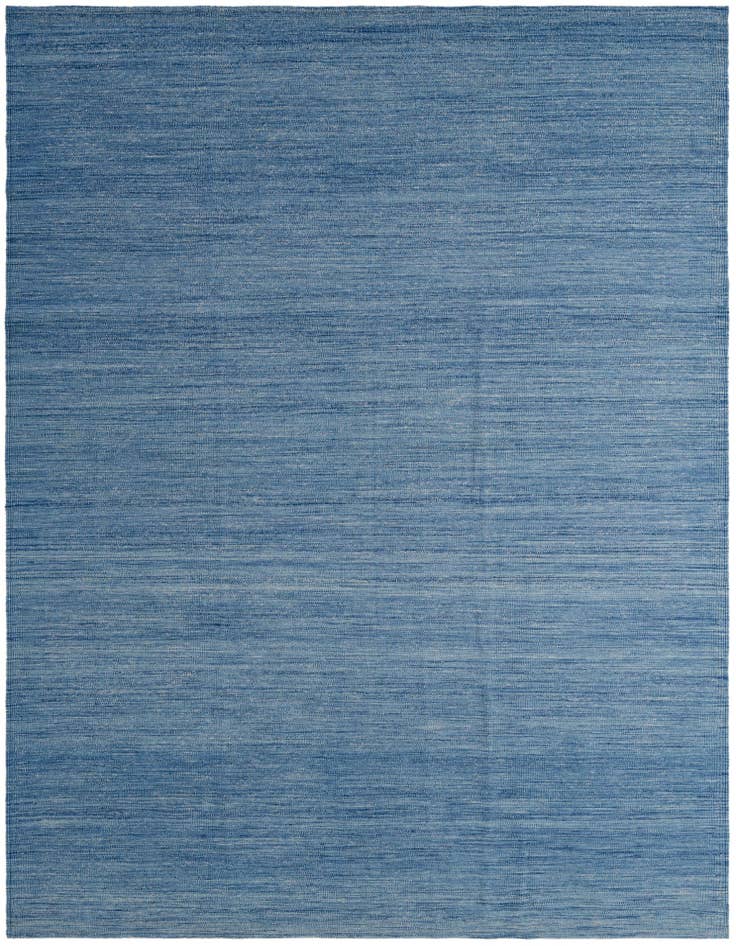 Detail image of 6' 11 x 9' 5 Hand Woven Kilim Modern Wool Rug