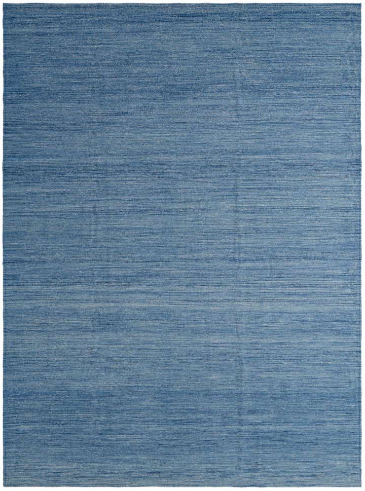 6' 11 x 9' 5 Hand Woven Kilim Modern Wool Rug