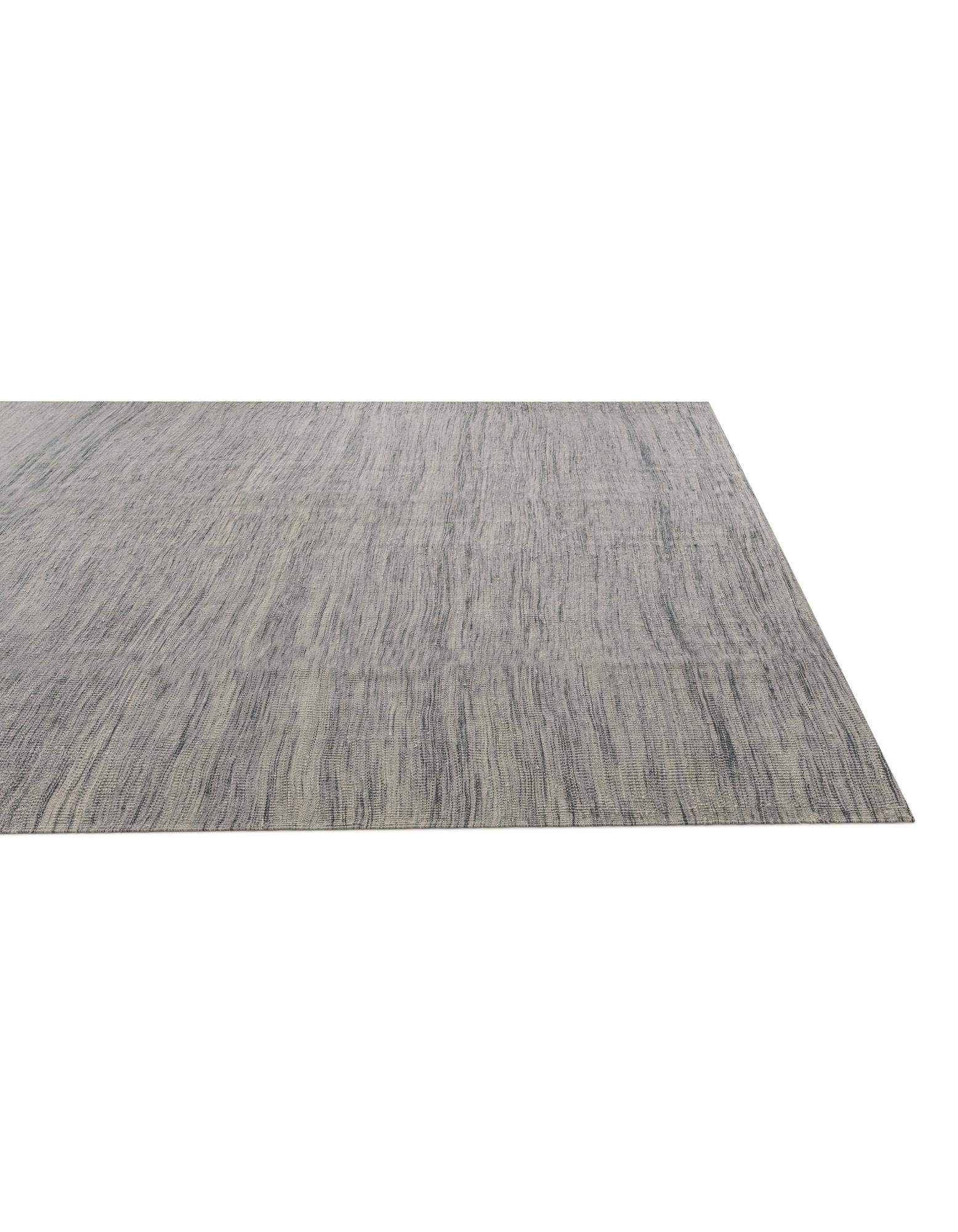 6' 10 x 9' 8 Hand Woven Kilim Modern Wool Rug