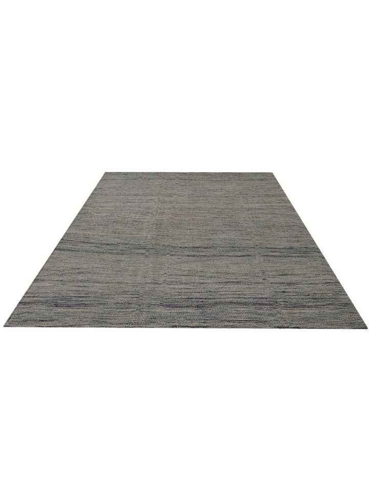 Detail image of 6' 10 x 9' 8 Hand Woven Kilim Modern Wool Rug