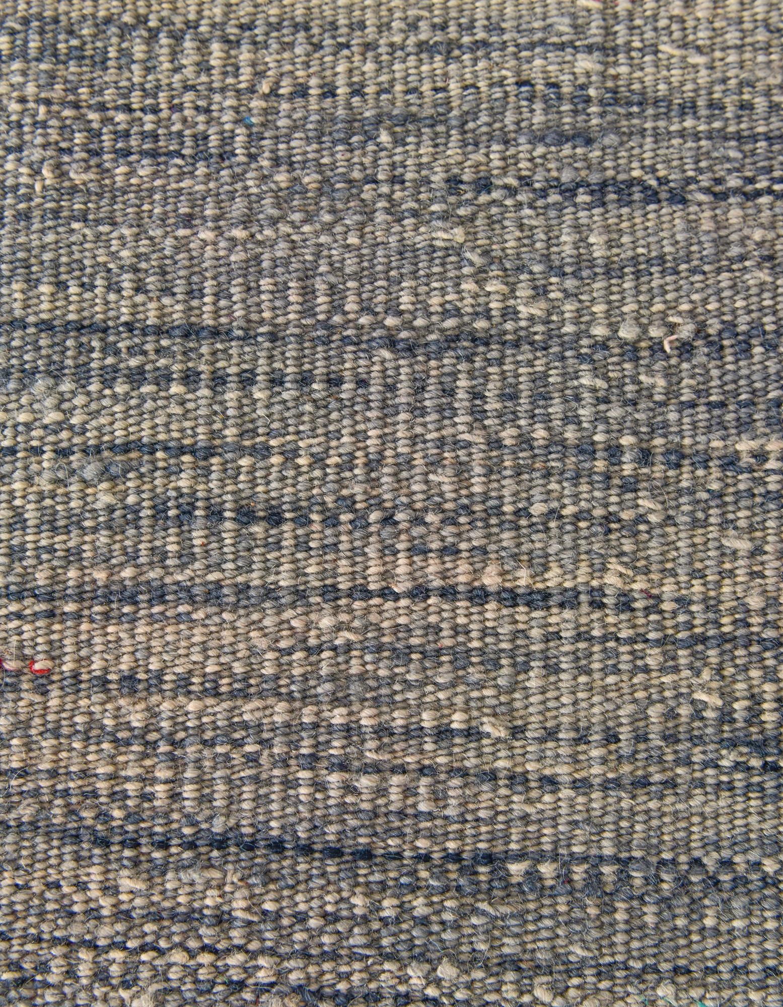 6' 10 x 9' 8 Hand Woven Kilim Modern Wool Rug