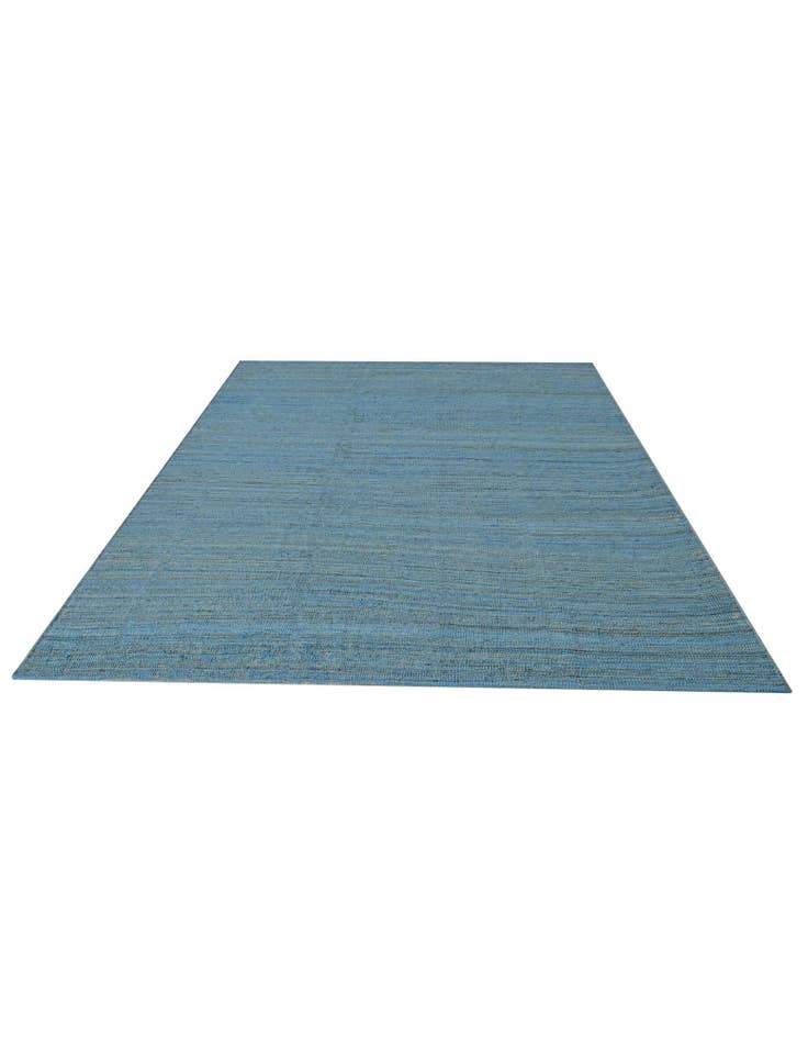 Detail image of 6' 9 x 9' 6 Hand Woven Kilim Modern Wool Rug