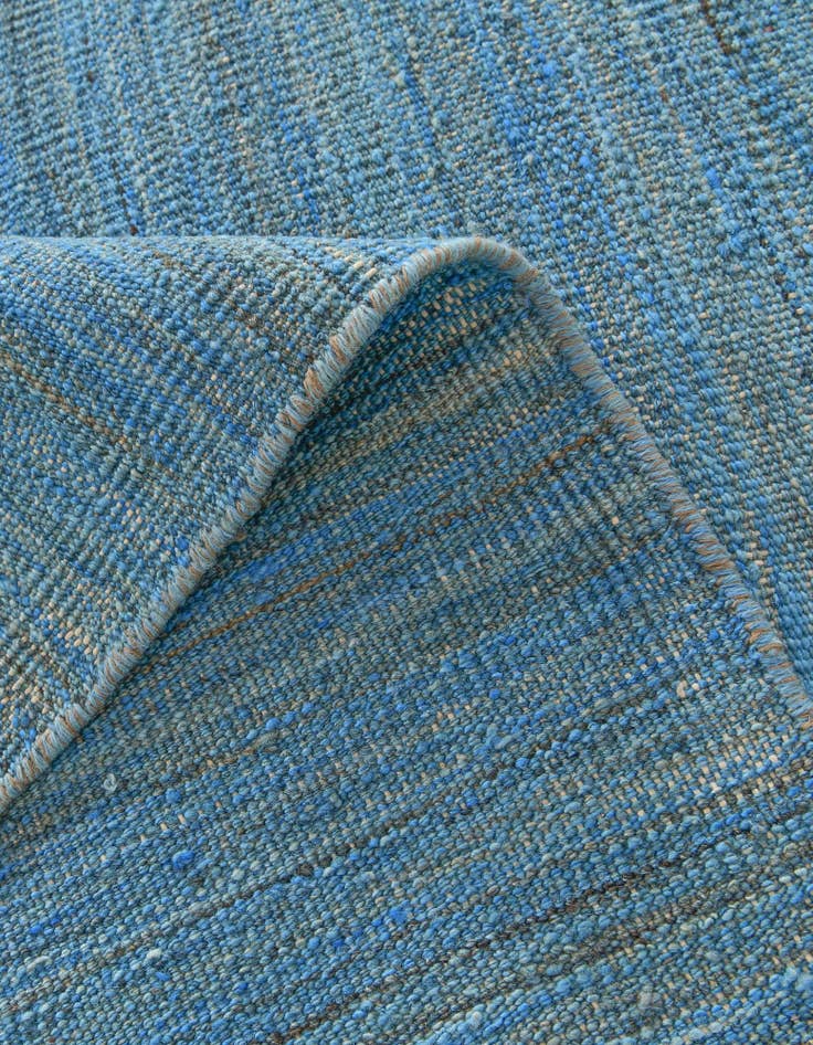 Detail image of 6' 9 x 9' 6 Hand Woven Kilim Modern Wool Rug