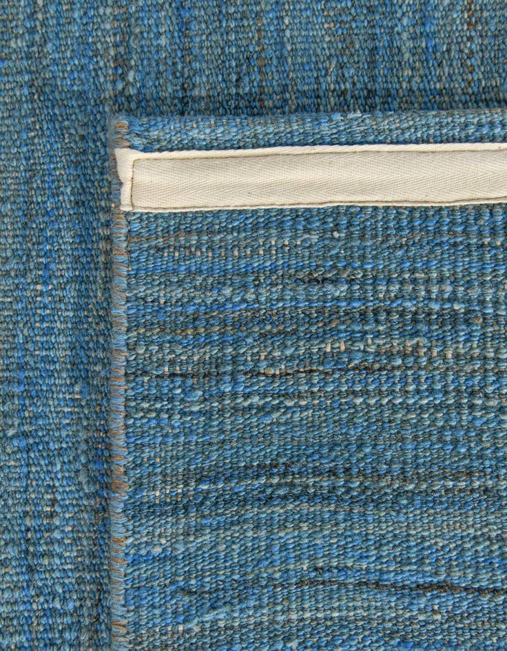 Detail image of 6' 9 x 9' 6 Hand Woven Kilim Modern Wool Rug