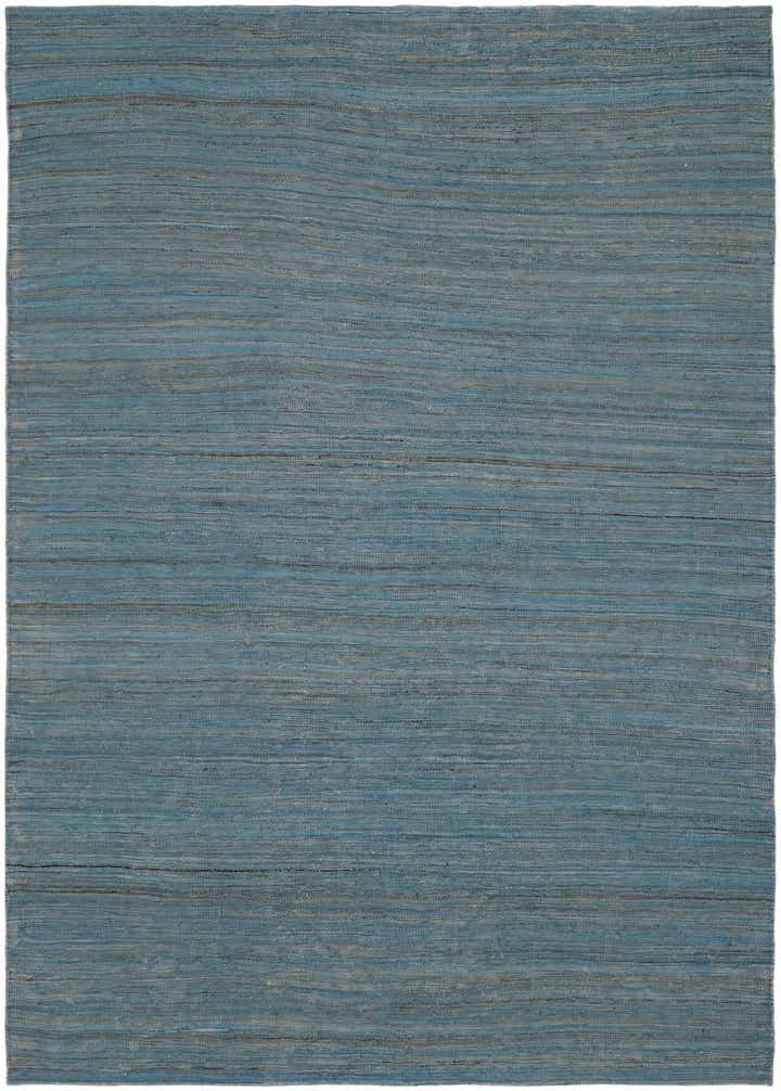 6' 9 x 9' 6 Hand Woven Kilim Modern Wool Rug