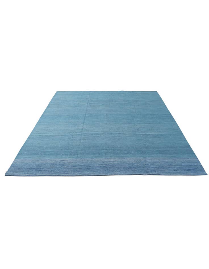 Detail image of 7' 7 x 9' 7 Hand Woven Kilim Modern Wool Rug