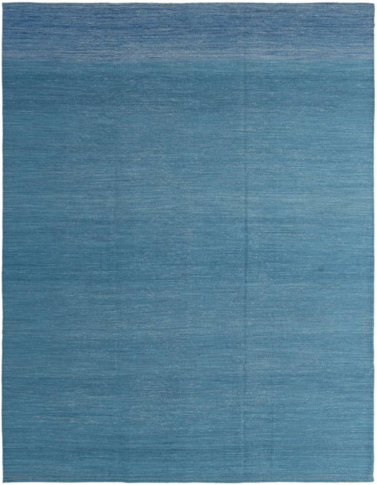 Detail image of 7' 7 x 9' 7 Hand Woven Kilim Modern Wool Rug