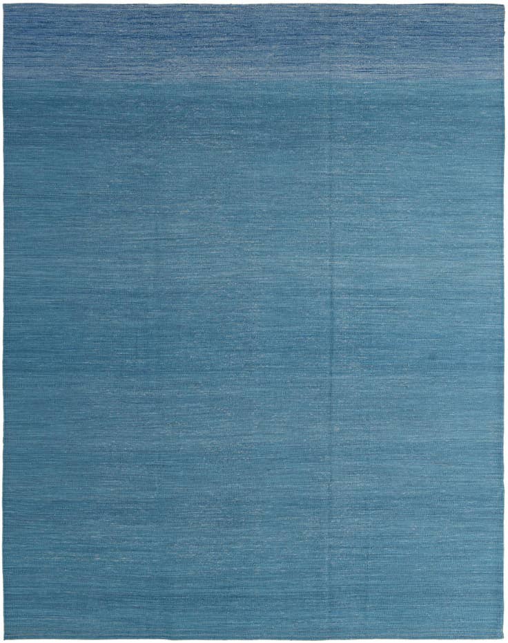 Detail image of 7' 7 x 9' 7 Hand Woven Kilim Modern Wool Rug