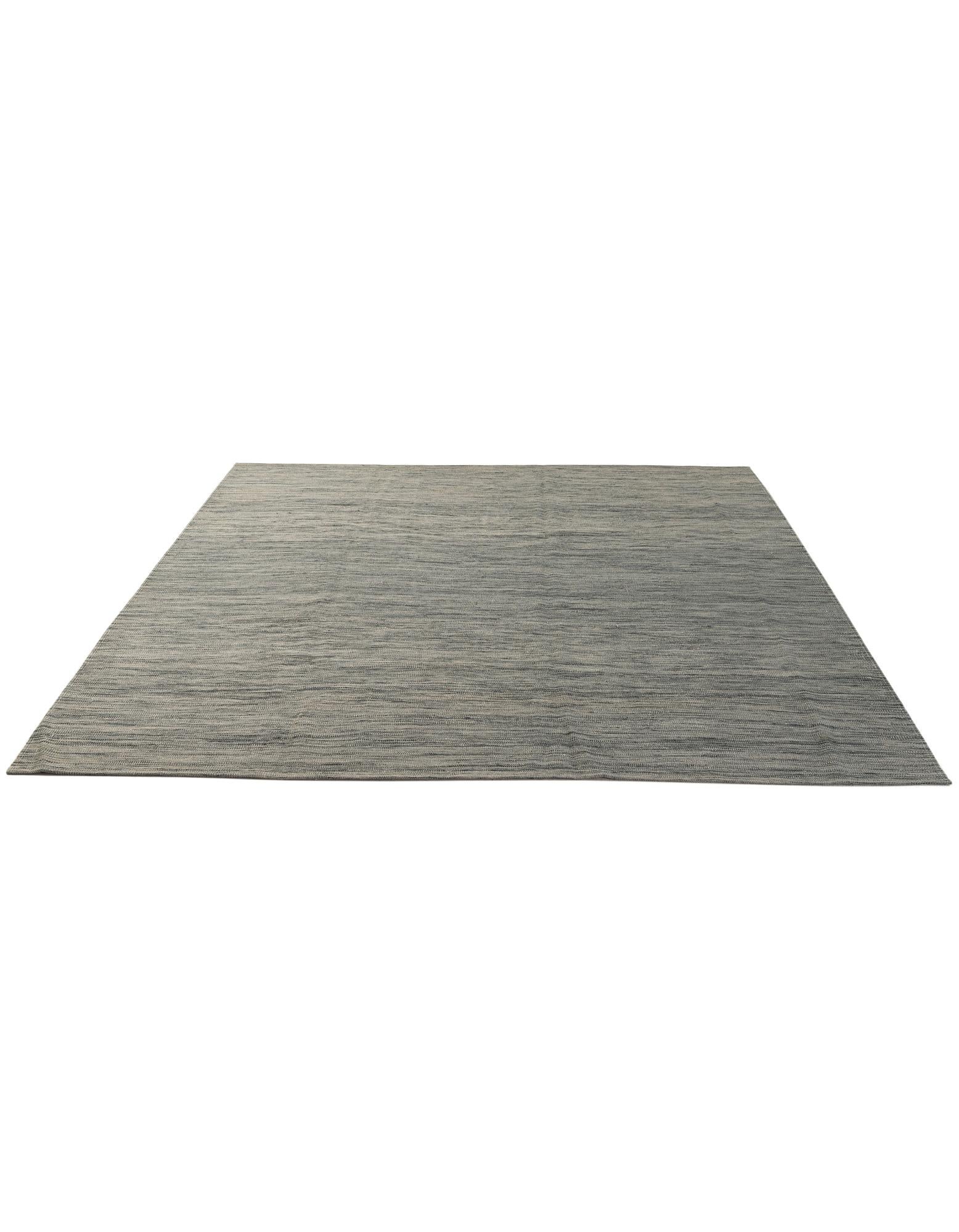 8' 9 x 9' 3 Hand Woven Kilim Modern Wool Rug