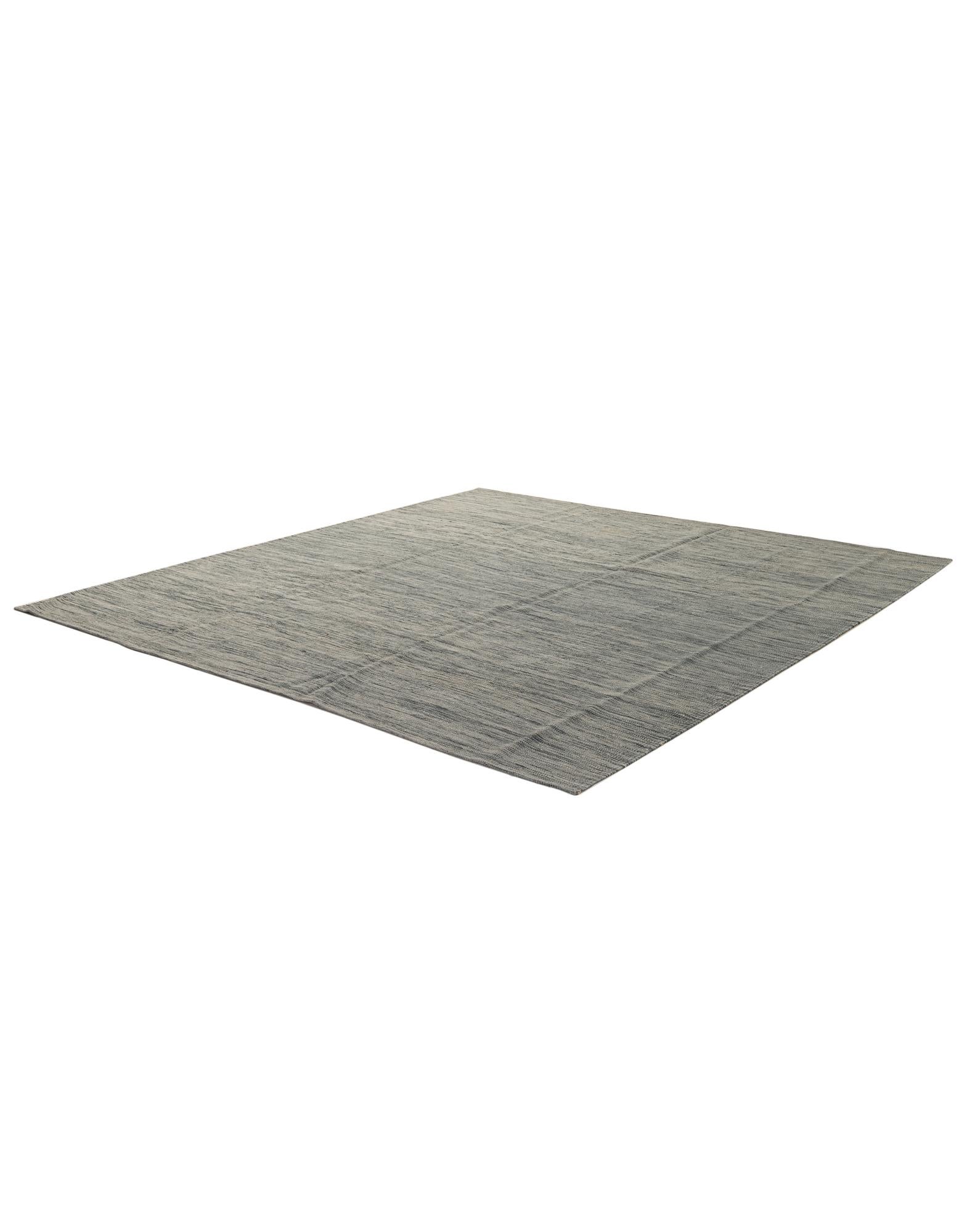 8' 9 x 9' 3 Hand Woven Kilim Modern Wool Rug