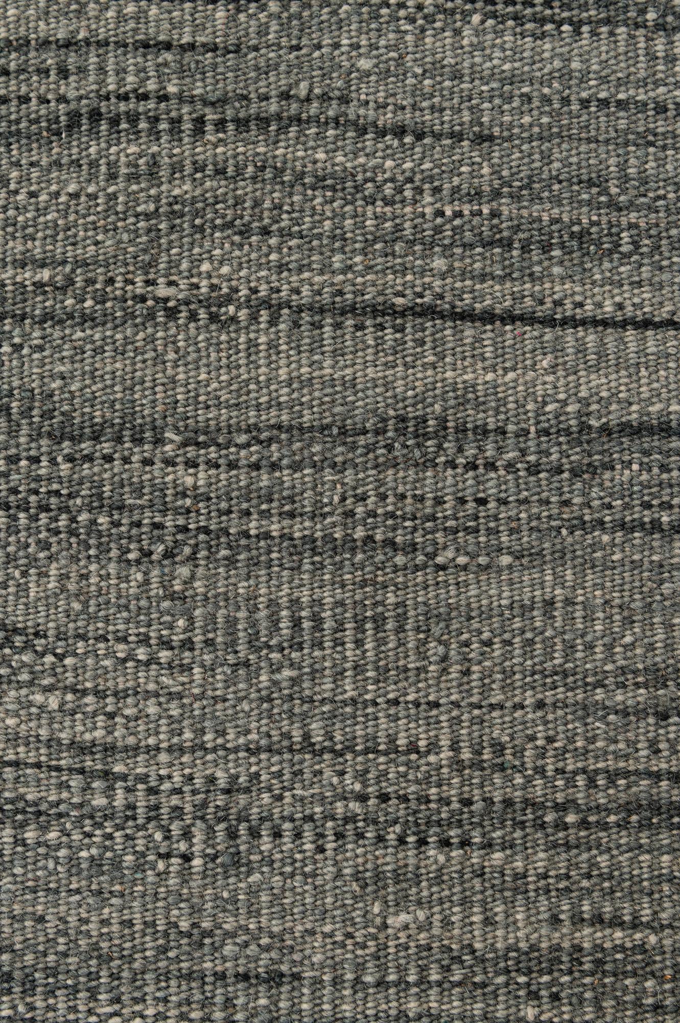 8' 9 x 9' 3 Hand Woven Kilim Modern Wool Rug