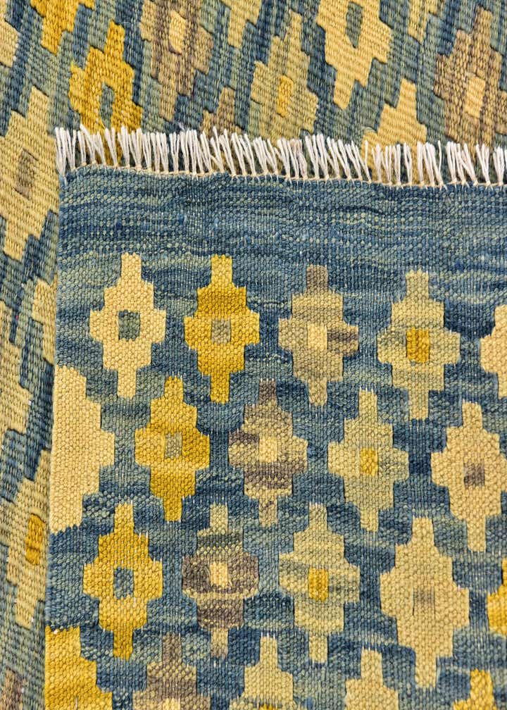 3' 4 x 5' Hand Woven Kilim Modern Wool Rug