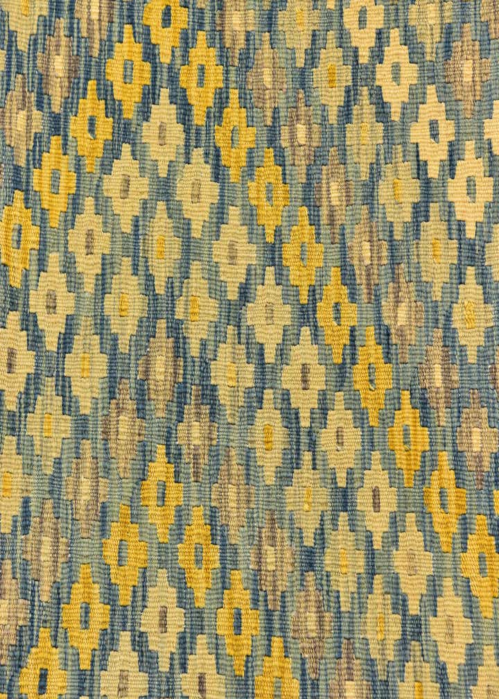 3' 4 x 5' Hand Woven Kilim Modern Wool Rug