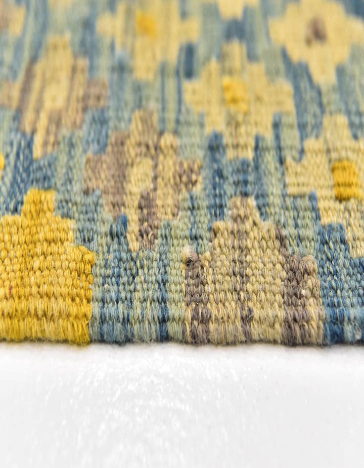 Detail image of 3' 4 x 5' Hand Woven Kilim Modern Wool Rug