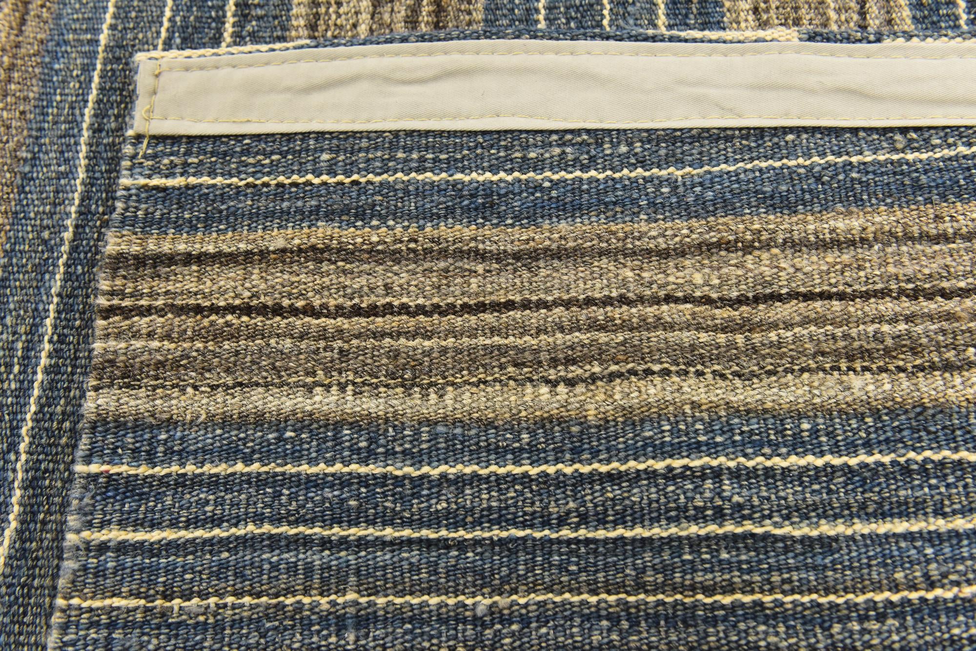 6' x 7' 8 Hand Woven Kilim Modern Wool Rug