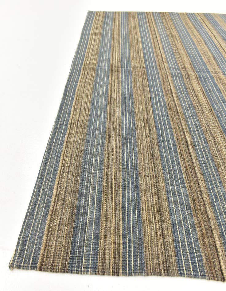 Detail image of 6' x 7' 8  Hand Woven Kilim Modern Wool Rug