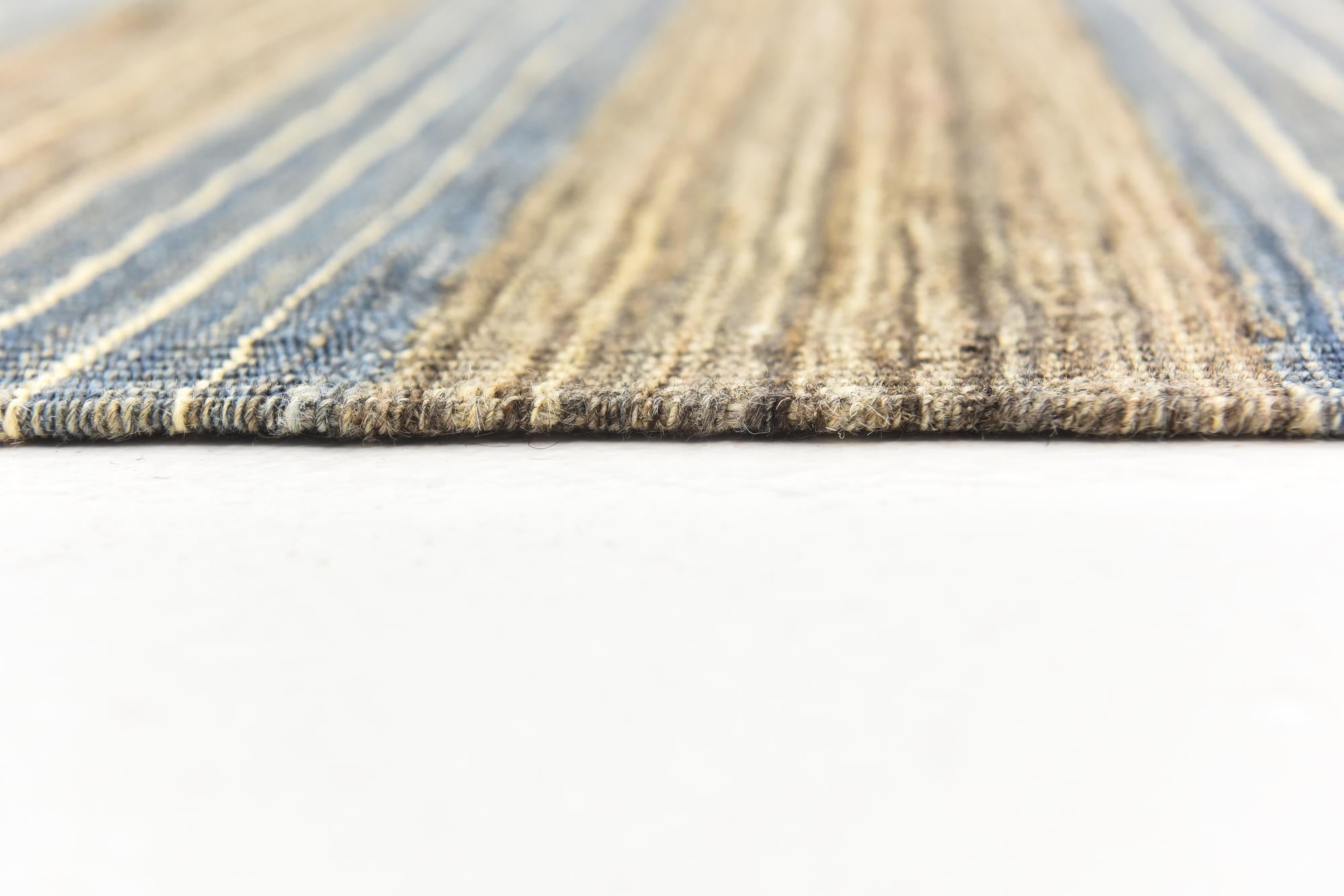6' x 7' 8 Hand Woven Kilim Modern Wool Rug